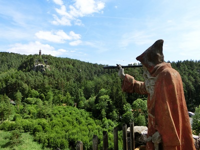 Einsiedlerstein, Hermit's Rock, Hrad Sloup, CZ